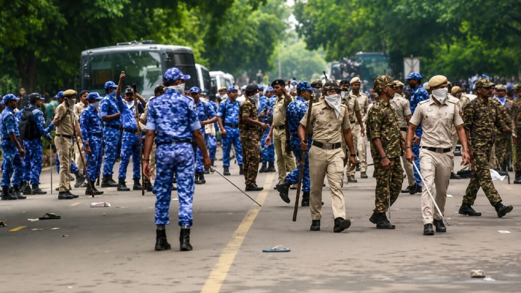 Delhi CRPF Deployment